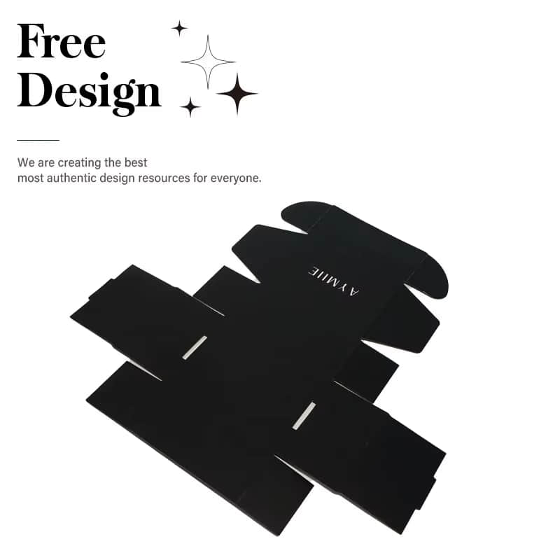 Custom Printing Black Paper Mailer Box